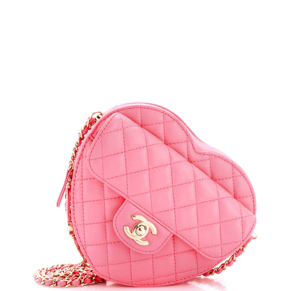 Chanel Large CC in Love Heart Bag Quilted Lambskin
